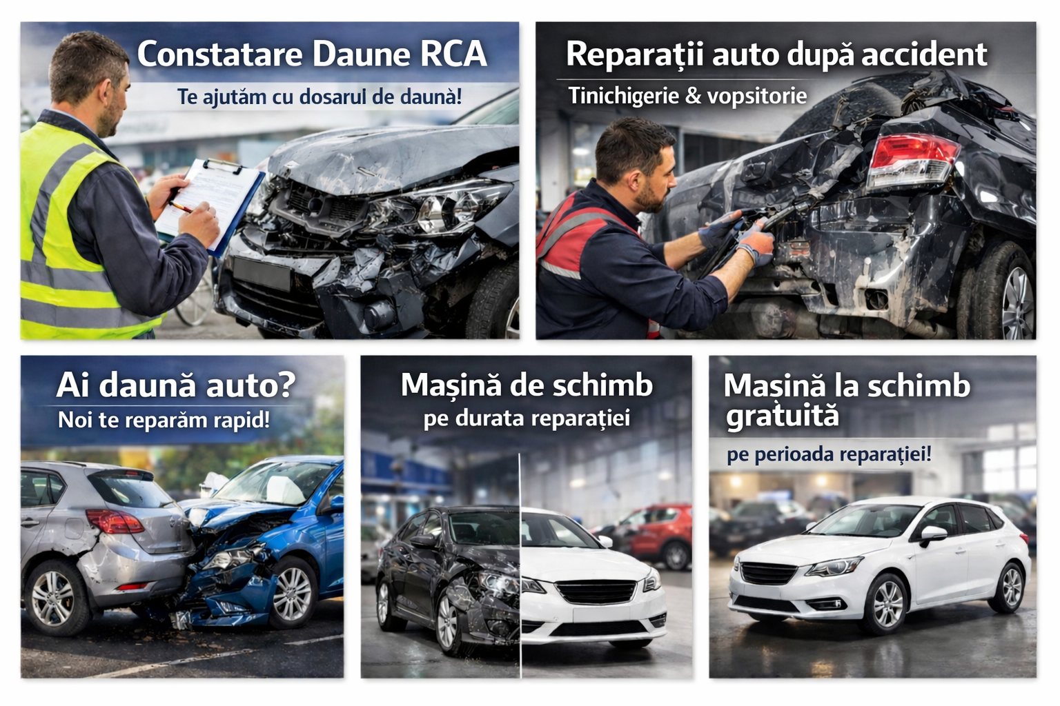 Centru daune auto București Centru daune auto București – constatare daune RCA și CASCO